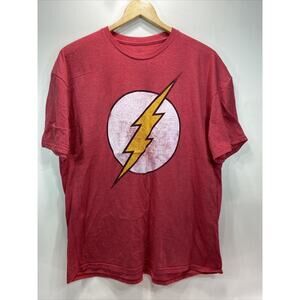 The Flash DC Comics Graphic Logo T-Shirt Men's XXL 52" Chest